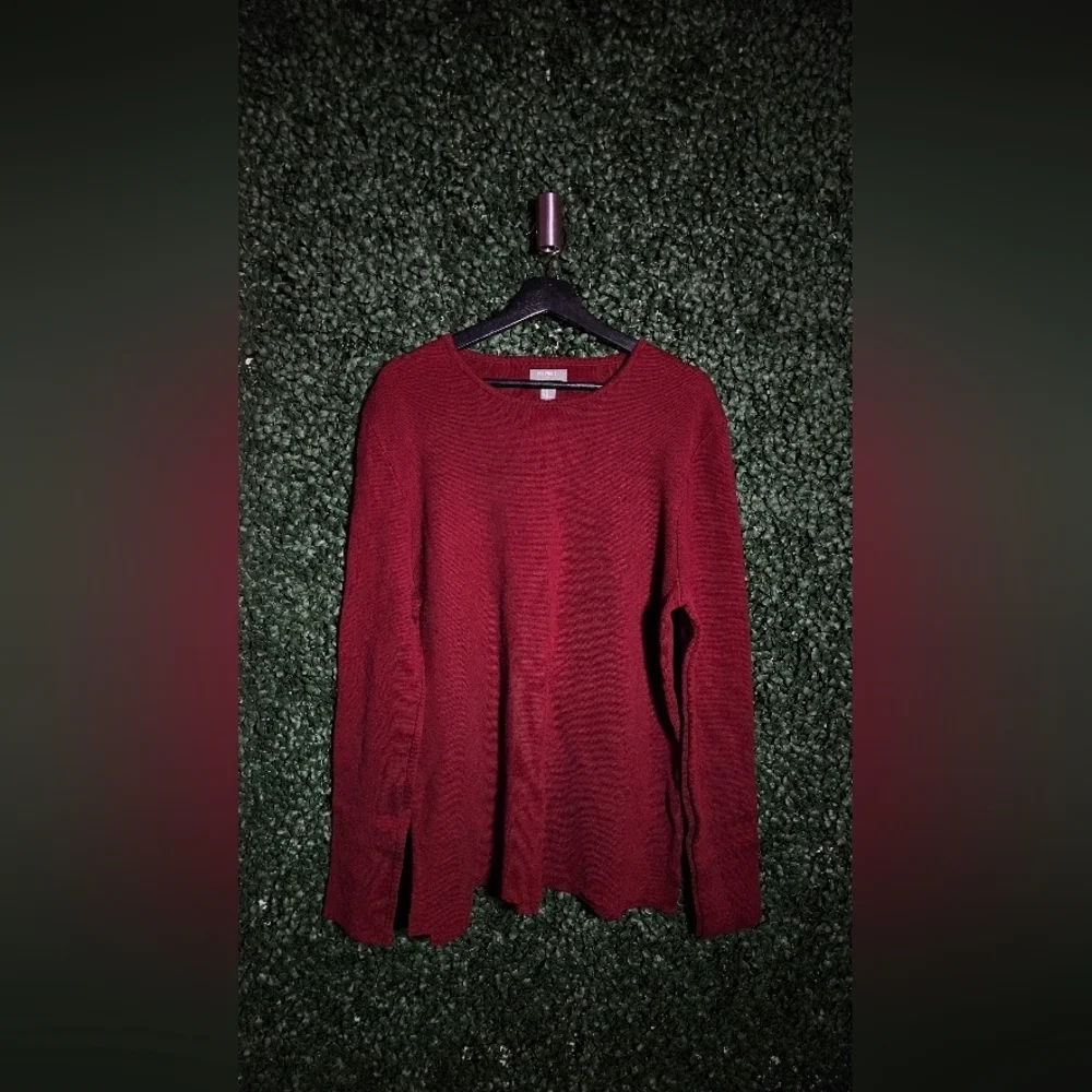 Forever 21 Burgundy Knit Top